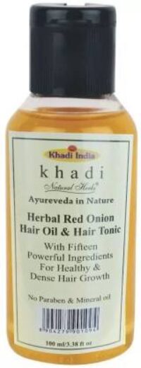 Khadi Professional Red Onion Hair Oil Buy bottle of 100 ml Oil at best  price in India  1mg